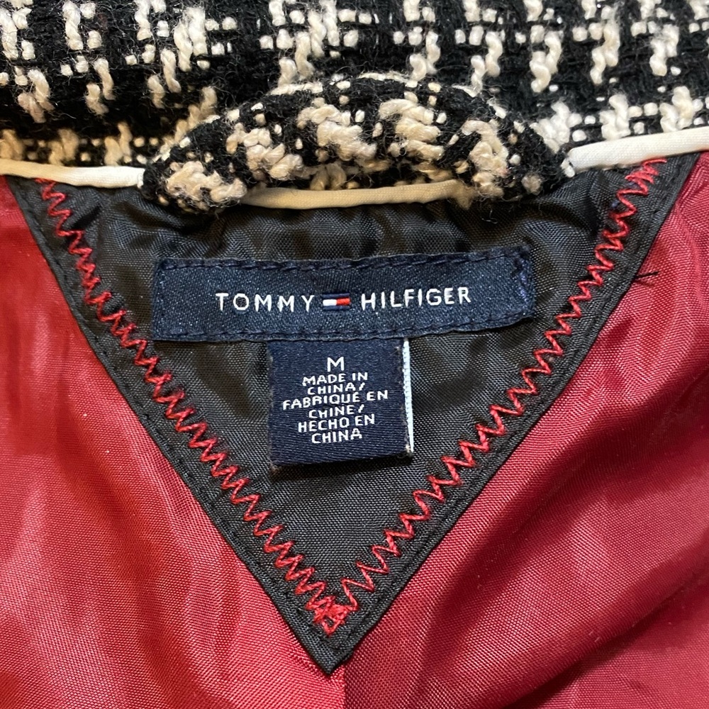 Tommy Hilfiger Black & White Tweed Jacket—Ladies’ Size M - Picture 7 of 8